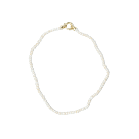 Pearls with silver broches