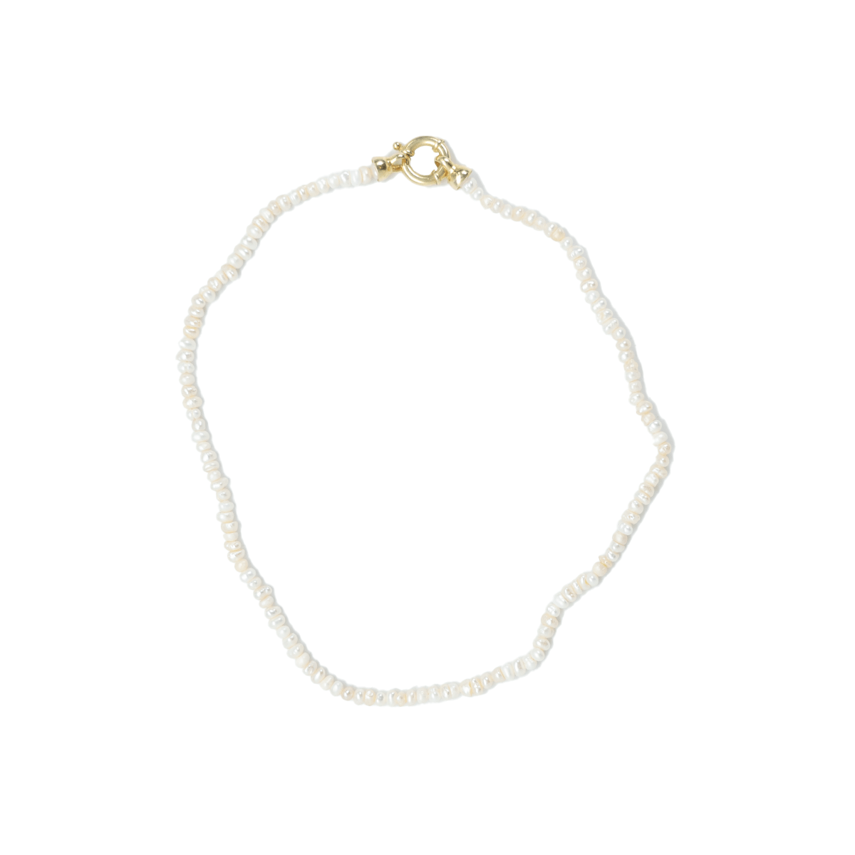 Pearls with silver broches