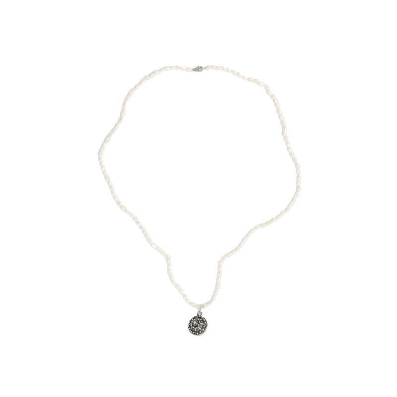 White pearls necklace