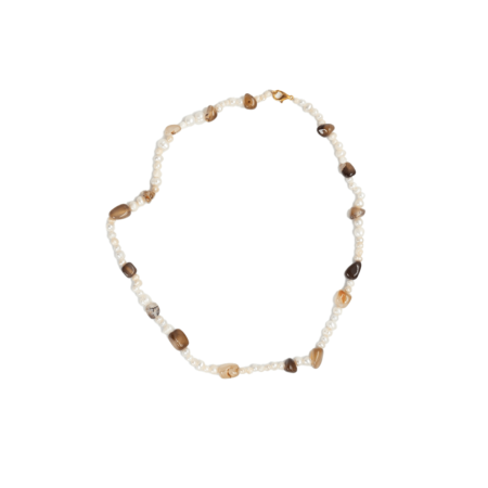 Pearls and stones necklace