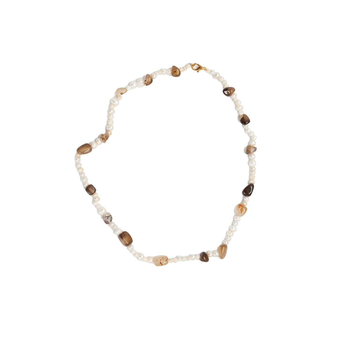 Pearls and stones necklace