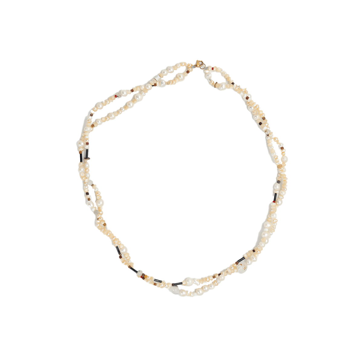 Pearls and stones necklace