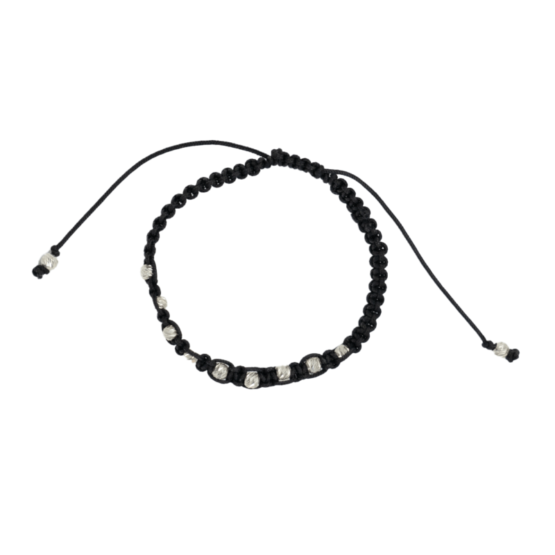 Handmade bracelet, silver