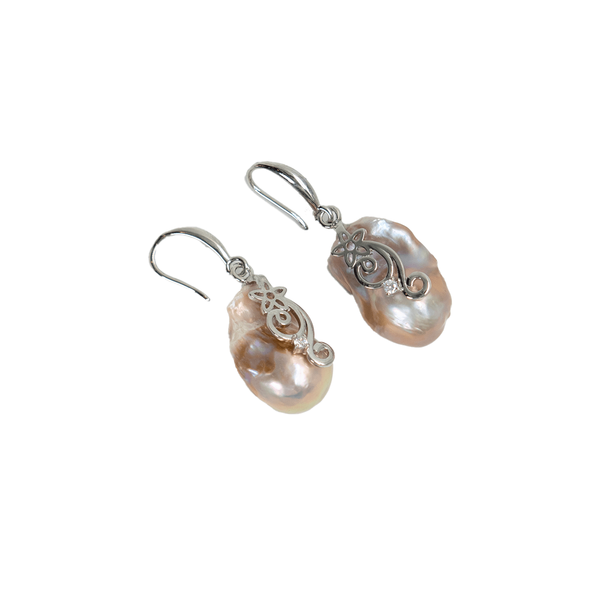 Handmade baroque earrings